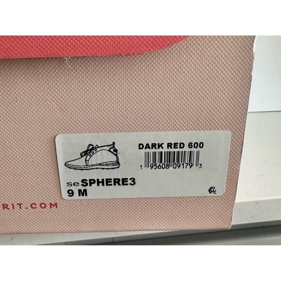 Easy Spirit Sphere3 Womens Sneakers 9M Dark Red Flexible Sole Eco-Friendly - Picture 4 of 9